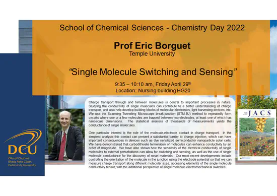 Single Molecule Switching and Sensing
