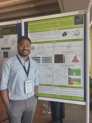 Aravind Anilkumar presented a poster