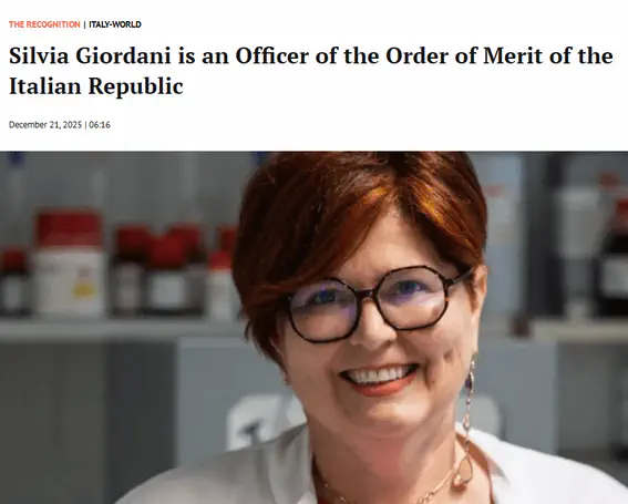Bergamo News - Silvia Giordani è Ufficiale dell’Ordine al merito della Repubblica Italiana
