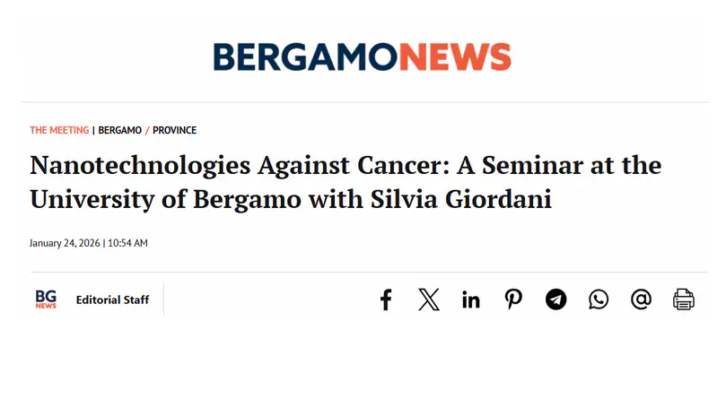 Nanotechnologies Against Cancer: A Seminar at the University of Bergamo with Silvia Giordani