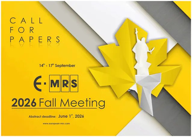 Call for Papers - Symposium M at the 2026 EMRS Fall Meeting!
