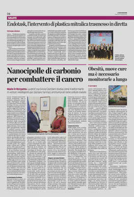 Prof. Giordani's interview featured in L’Eco di Bergamo