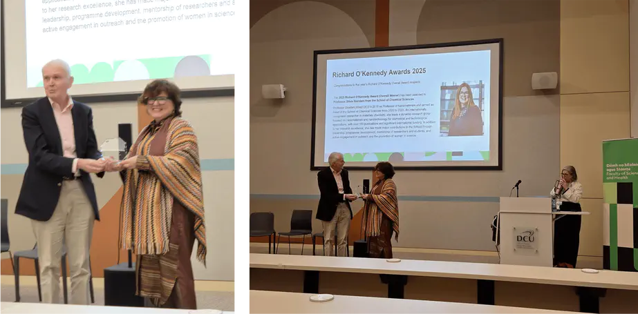 Professor Silvia Giordani Receives the Richard O'Kennedy Award 2025