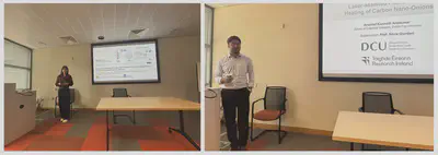 Left: Yingru Zhou, PhD student Giordani group; Right: Aravind Kannoth Anilkumar, PhD student Giordani group