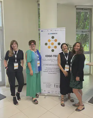 \"Smart materials for biomedicine\" session speakers (from left to right): Danijela Gregurec, Silvia Giordani, Teresa Pellegrino and Silvia Marchesan