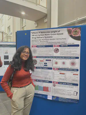  2nd year PhD student Soumakanya Ram presented a poster on her latest research