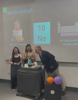 DCU President Prof. Dáire Keogh inaugurates the 10th DCU Chemistry Day